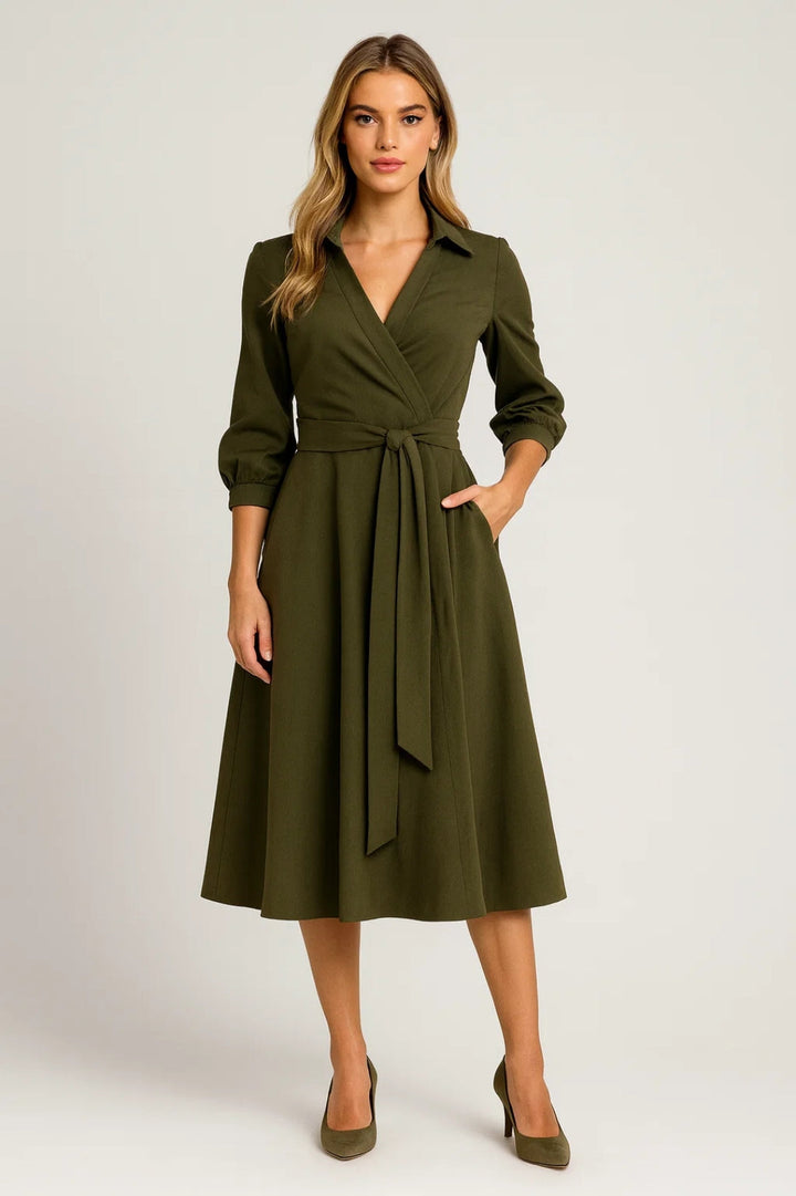Mila | Elegante Overslag Jurk