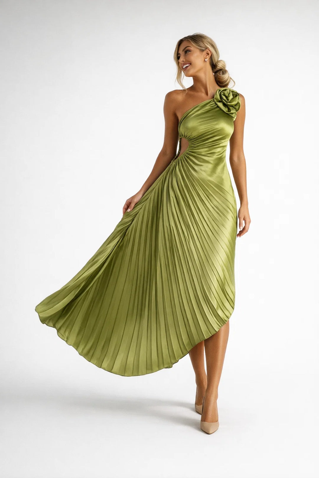 Cleo | One Shoulder Jurk
