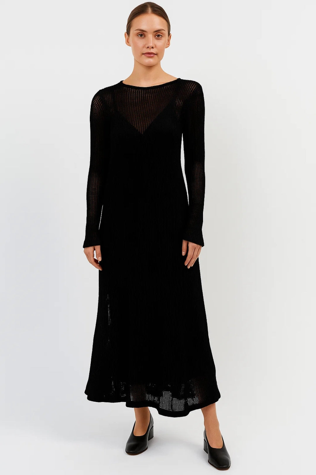 Mara | Elegante Jurk met Transparante Details
