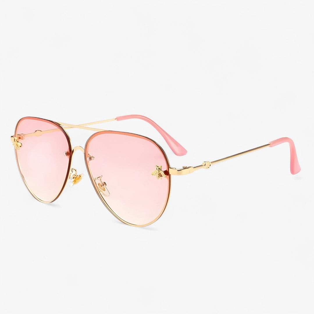 Annalies | Aviator Zonnebril met Detail