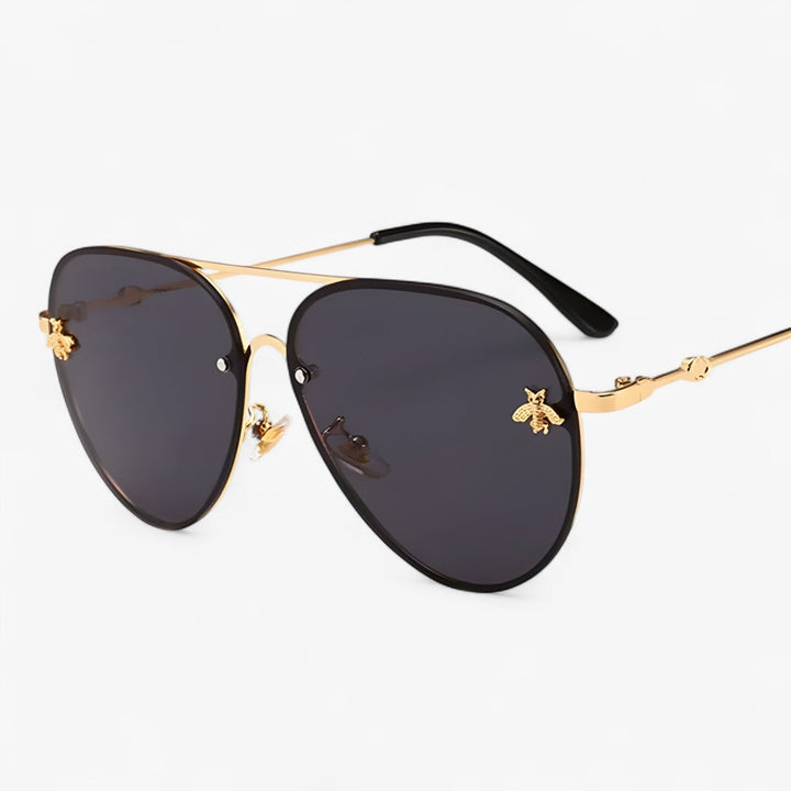 Annalies | Aviator Zonnebril met Detail