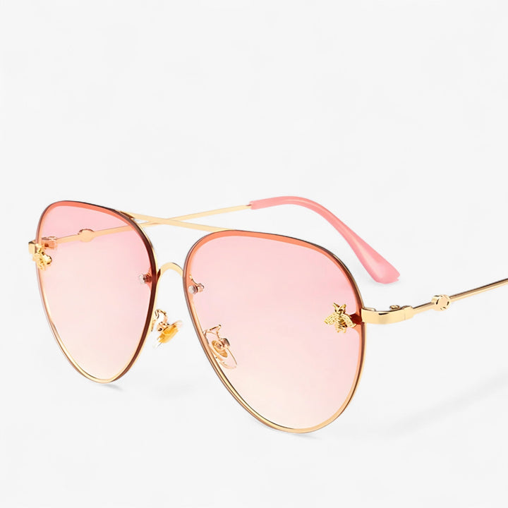 Annalies | Aviator Zonnebril met Detail