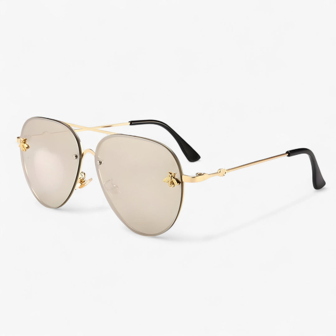 Annalies | Aviator Zonnebril met Detail