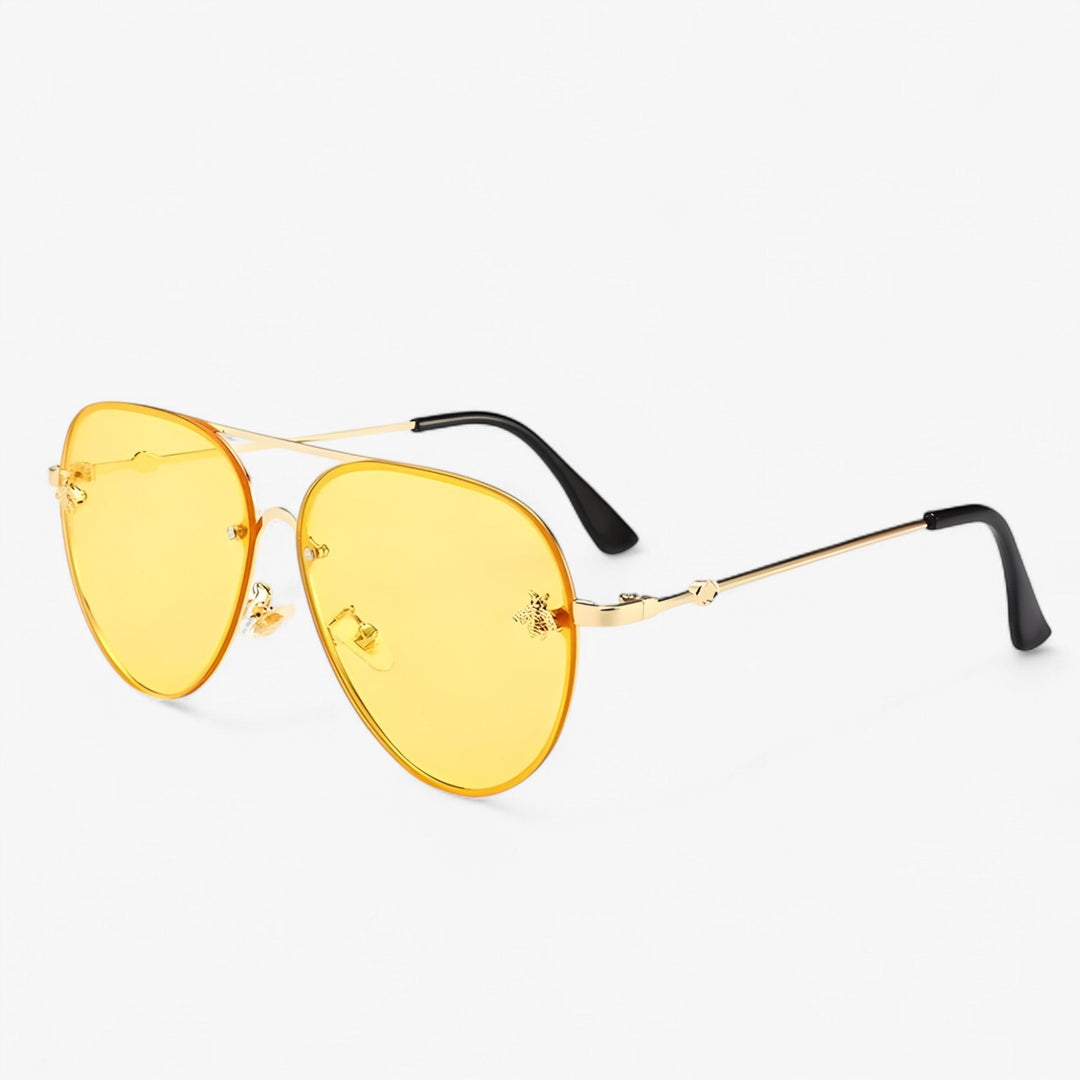 Annalies | Aviator Zonnebril met Detail