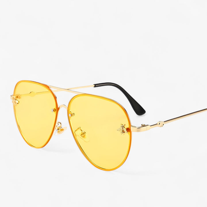Annalies | Aviator Zonnebril met Detail