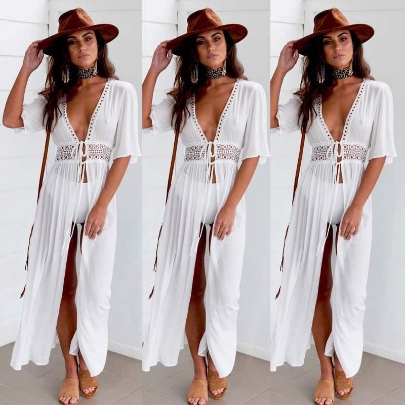 Ayla | Bohemian Strand Kimono Jurk