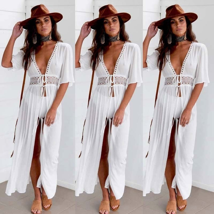 Ayla | Bohemian Strand Kimono Jurk