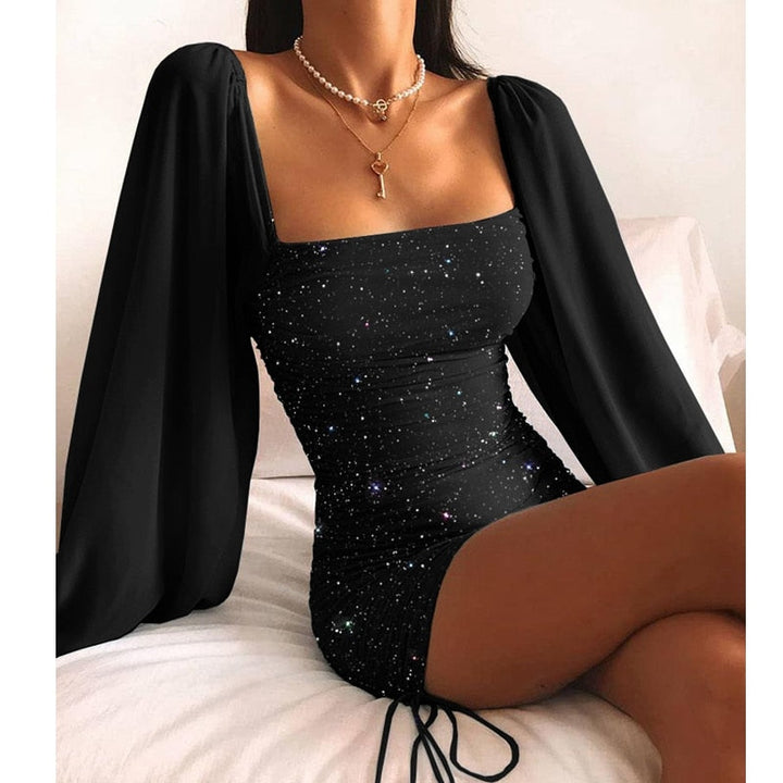 Elise | Draped Mini Jurk