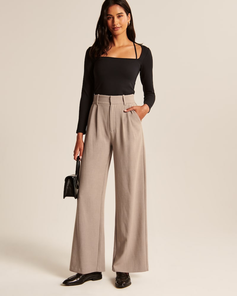 Lotte | Elegante Wide Leg Pantalon