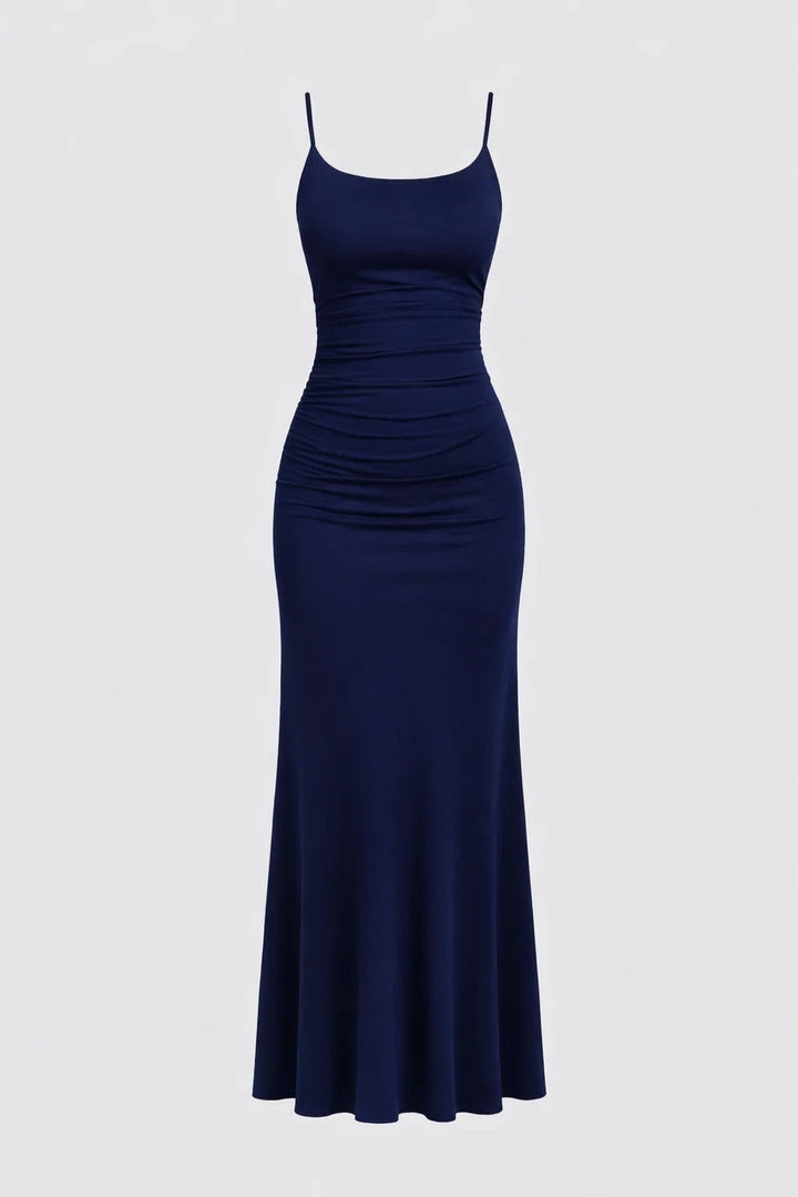 Elena | Elegante Bodycon Maxi Jurk met Spaghettibandjes