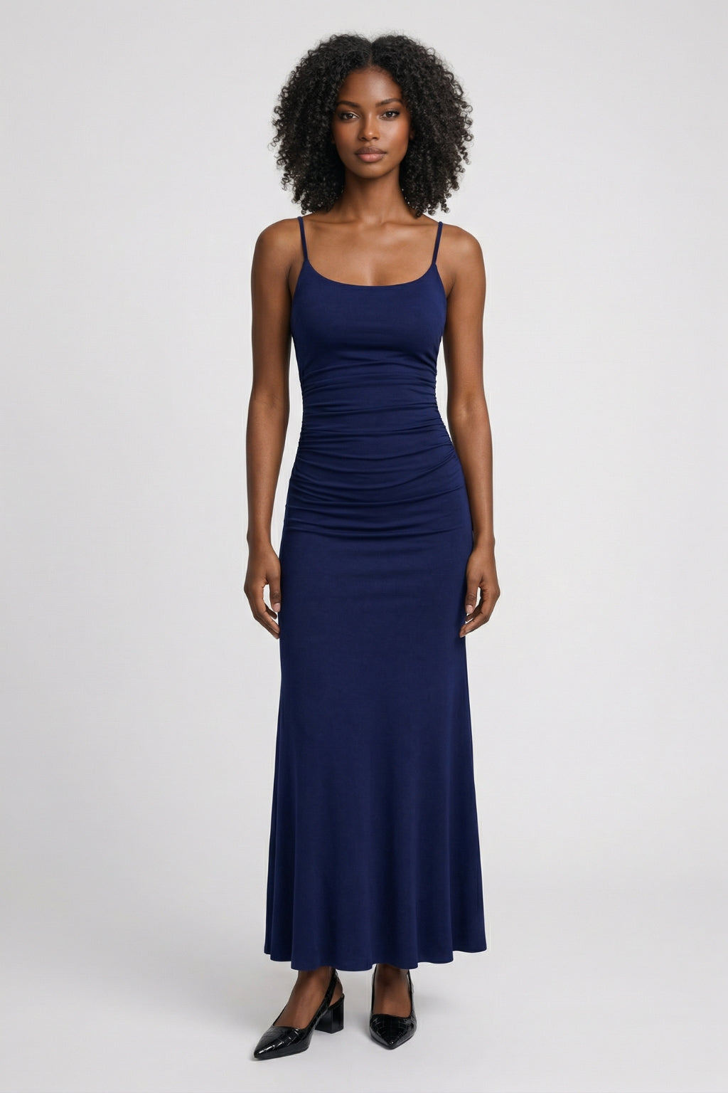 Elena | Elegante Bodycon Maxi Jurk met Spaghettibandjes