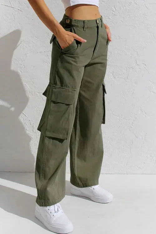 Ralph | Cargo Broek met Wide Leg Fit