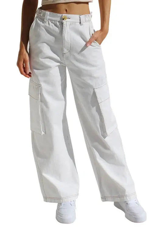 Ralph | Cargo Broek met Wide Leg Fit