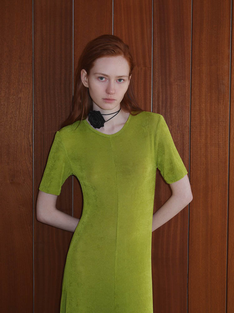 Elise | Elegante Maxi Jurk met Korte Mouwen