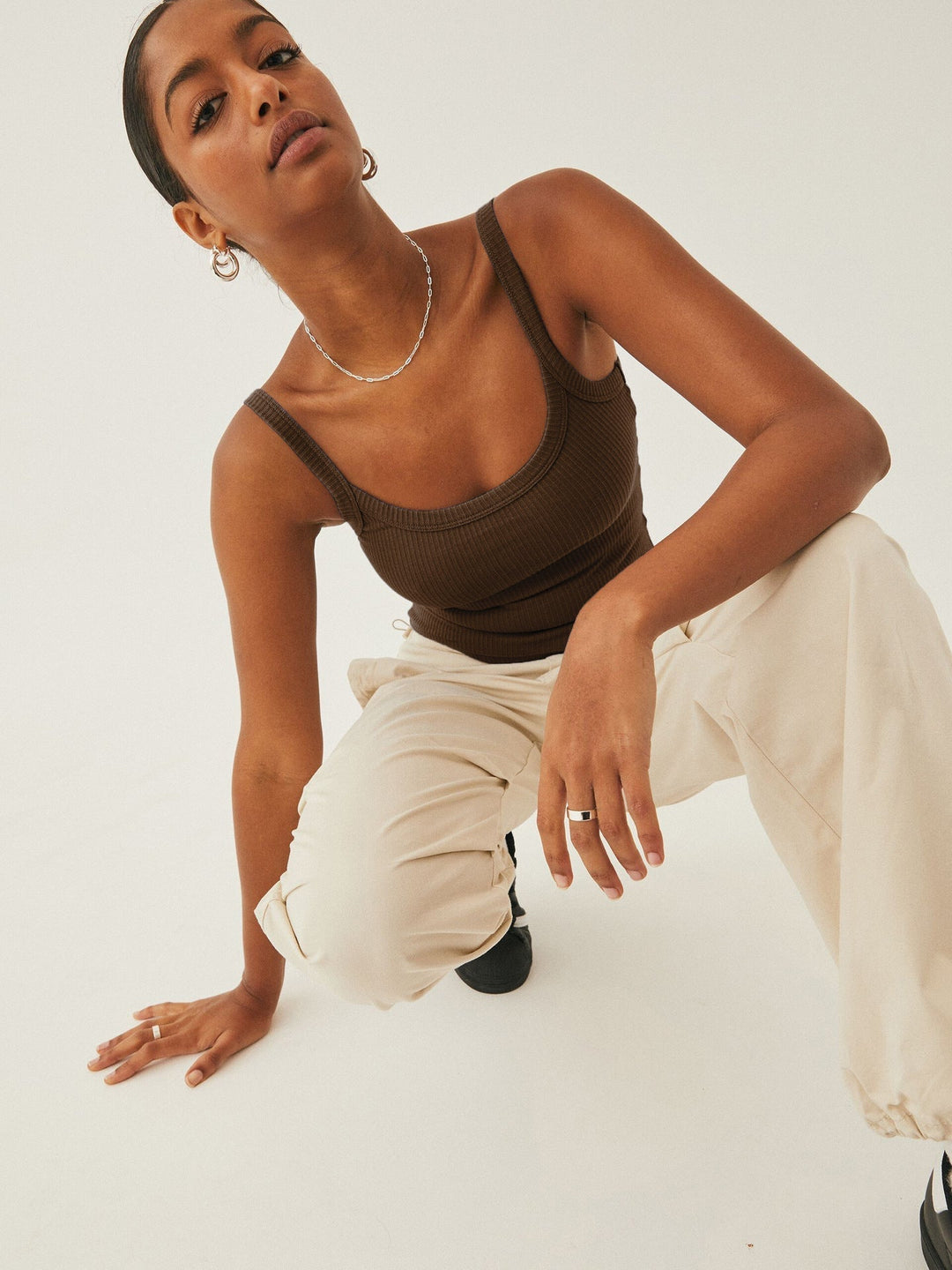 Flore | Mouwloze Crop-Camisole voor Vrouwen