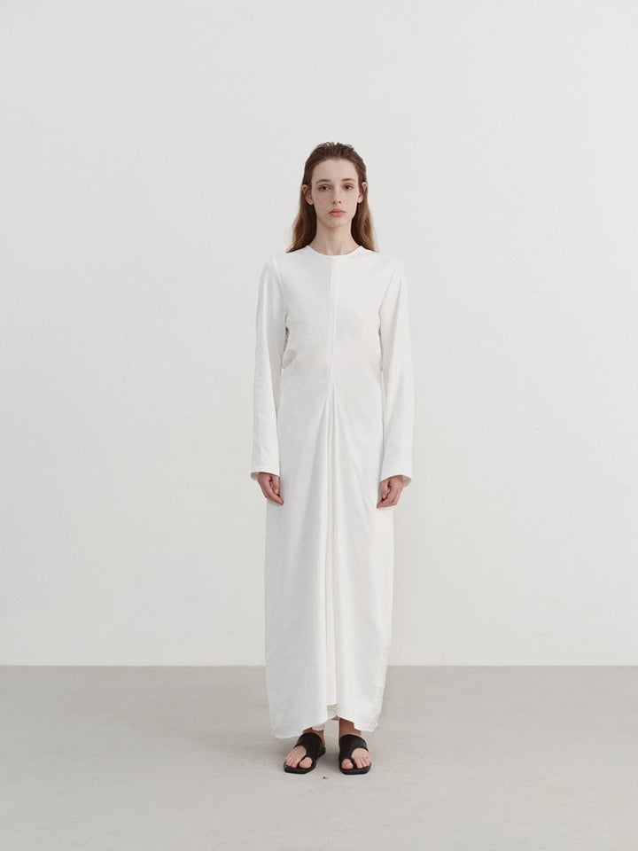 Mila | Elegante Maxi Jurk met Lange Mouwen