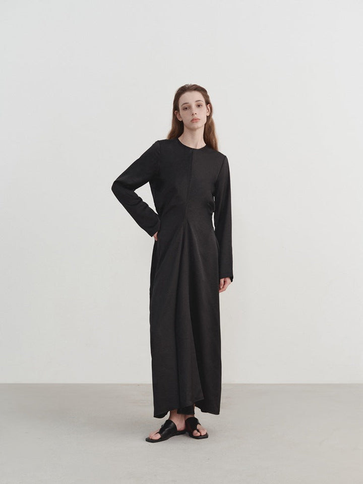 Mila | Elegante Maxi Jurk met Lange Mouwen