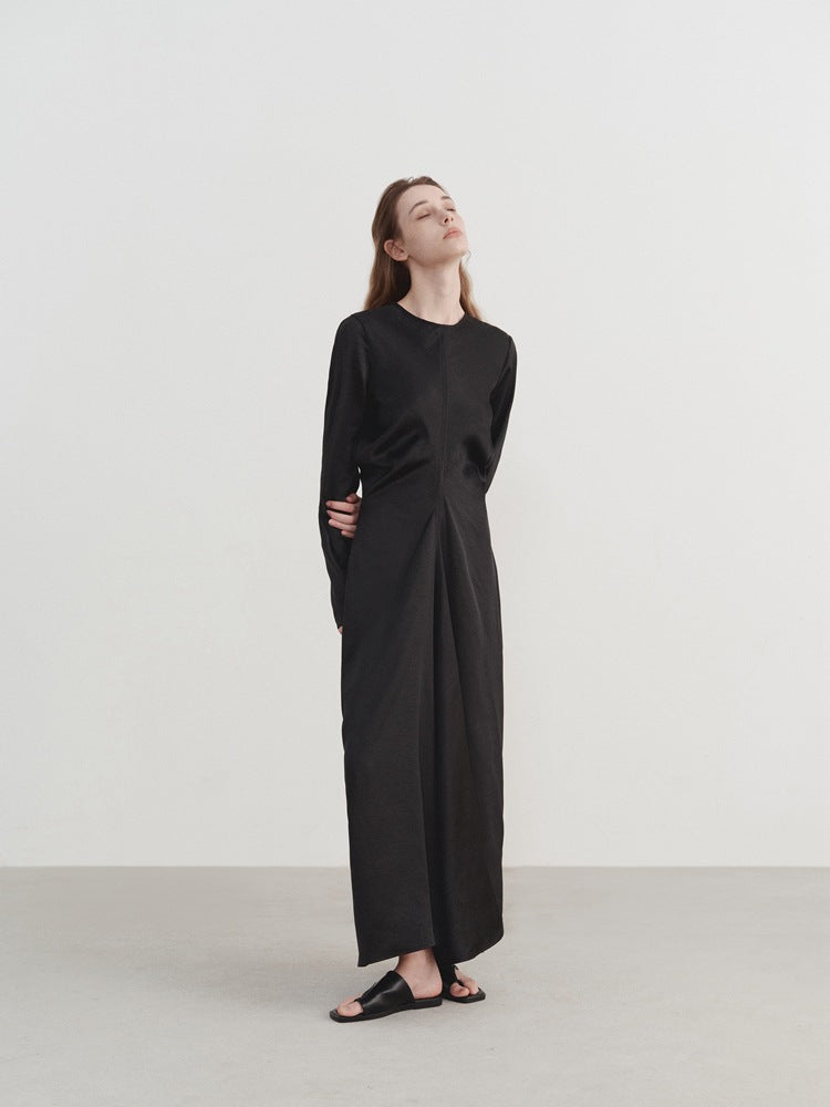 Mila | Elegante Maxi Jurk met Lange Mouwen
