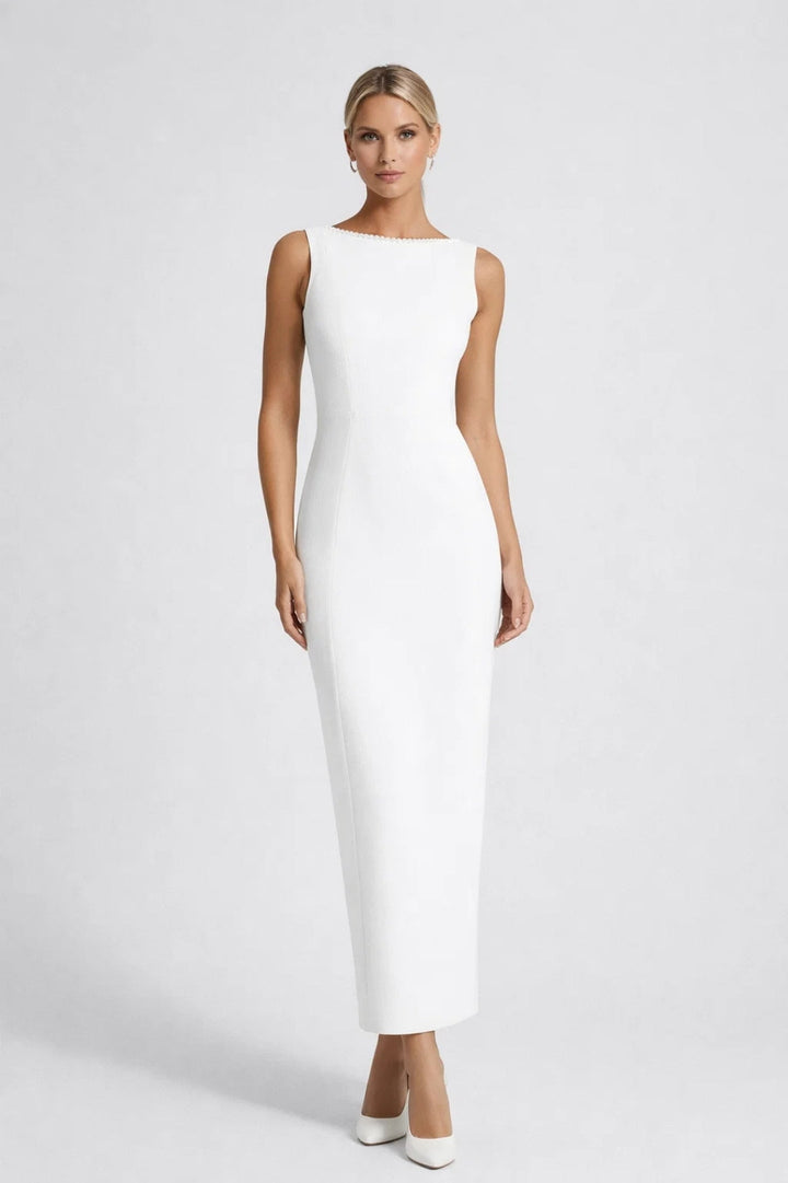 Claire | Elegante Minimalistische Maxi Jurk