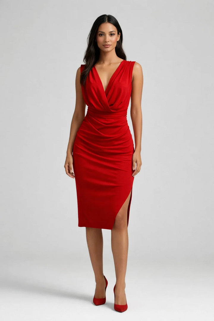 Mila | Elegante Bodycon Jurk met Split