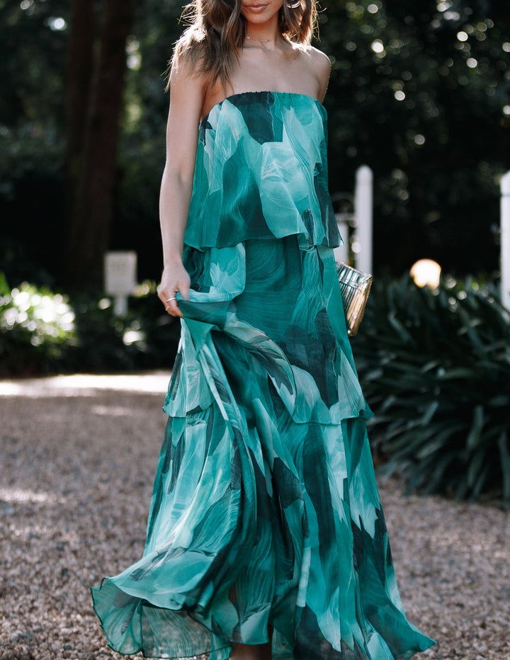 Isabelle | Strapless Maxi Jurk