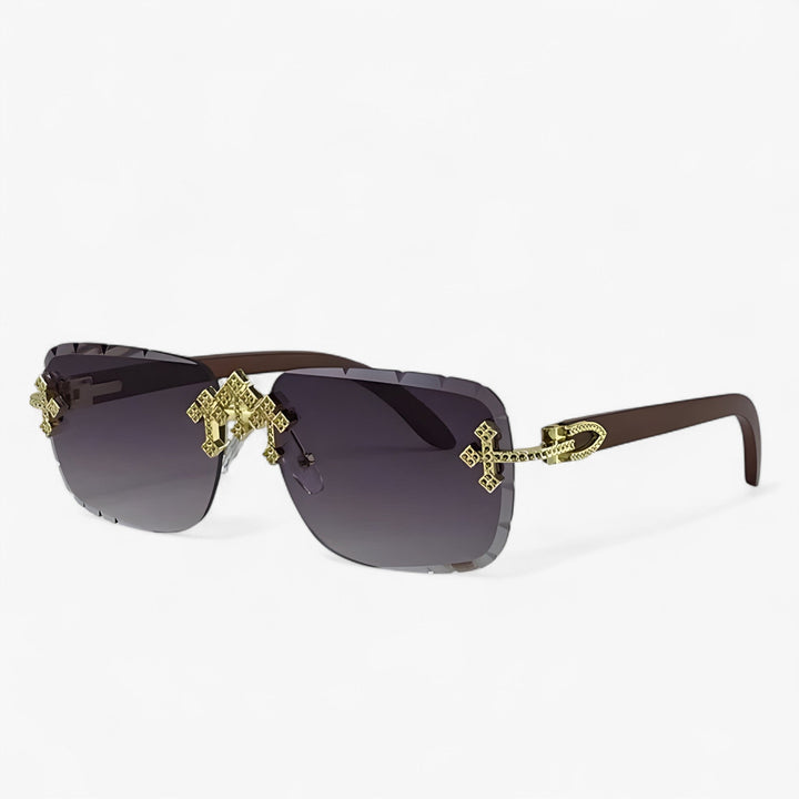 Ankie | Luxe Frameless Zonnebril met Details