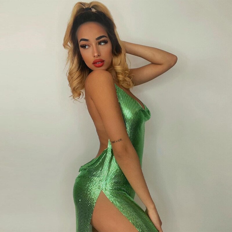 Luxe | Golden Glow Party Dress