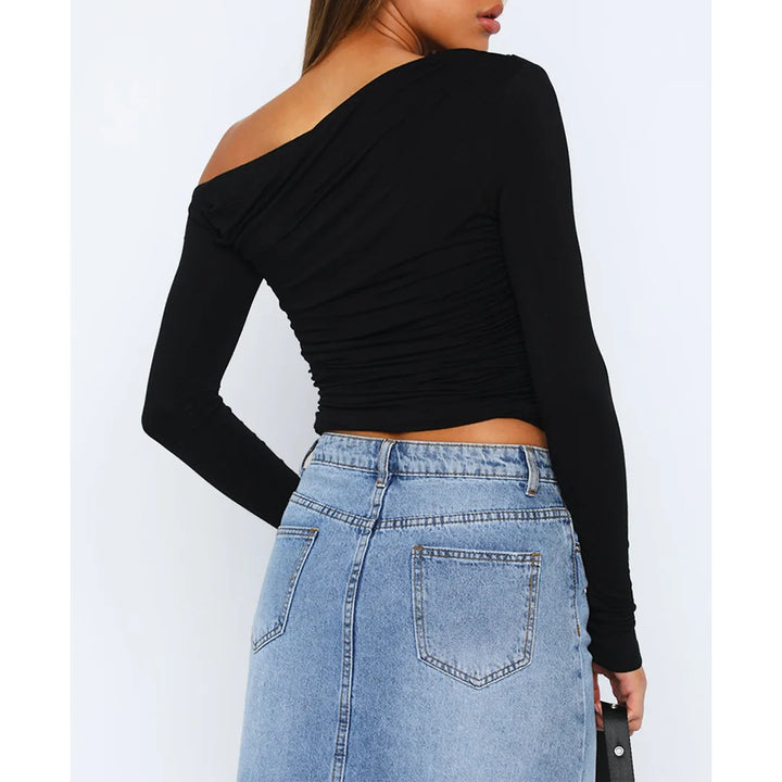 Filou | Off Shoulder Top met Lange Mouwen