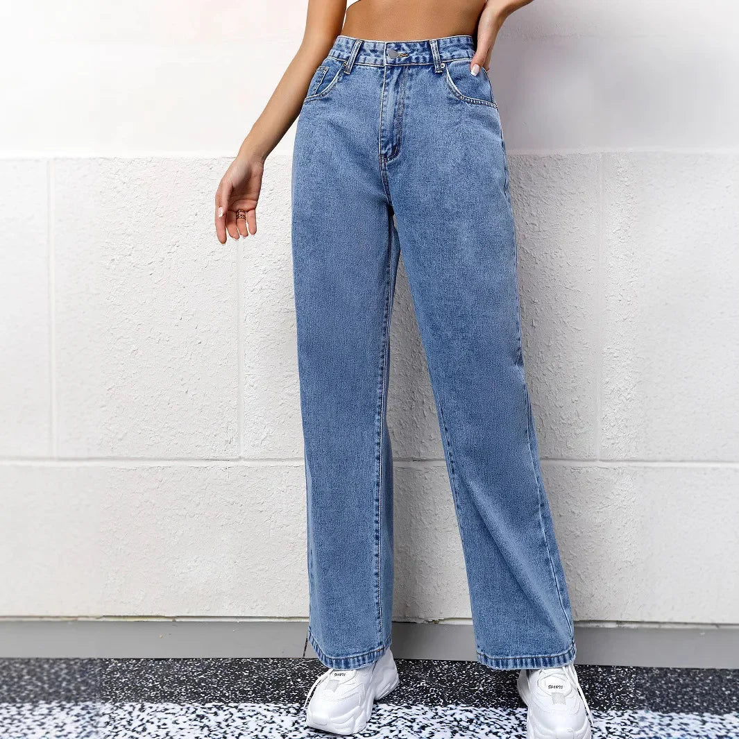 Dina | High Waist Wide Leg Jeans