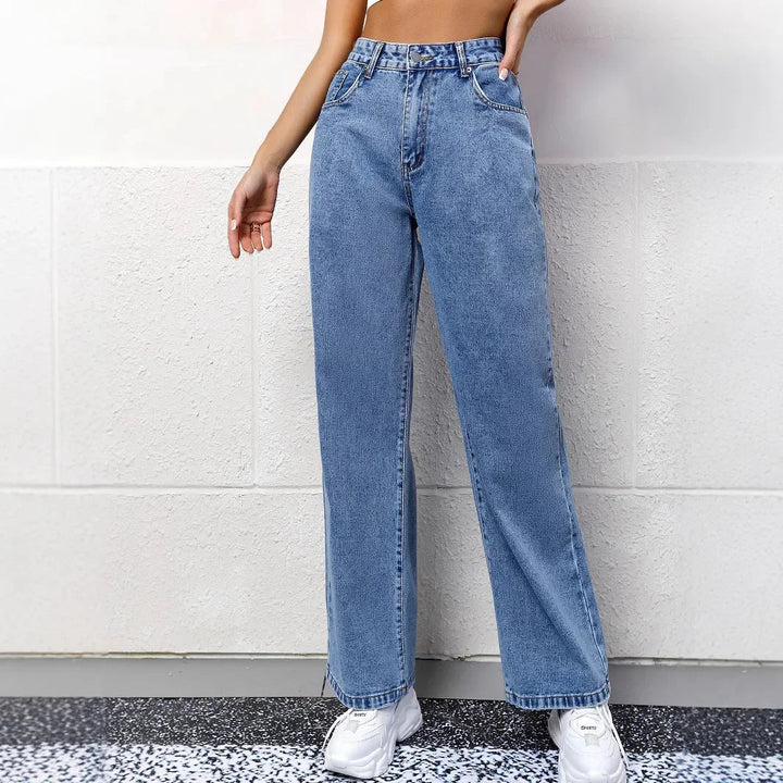 Dina | High Waist Wide Leg Jeans