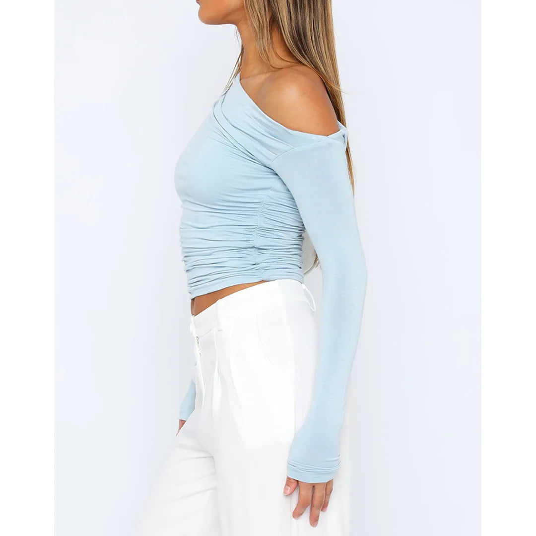 Filou | Off Shoulder Top met Lange Mouwen