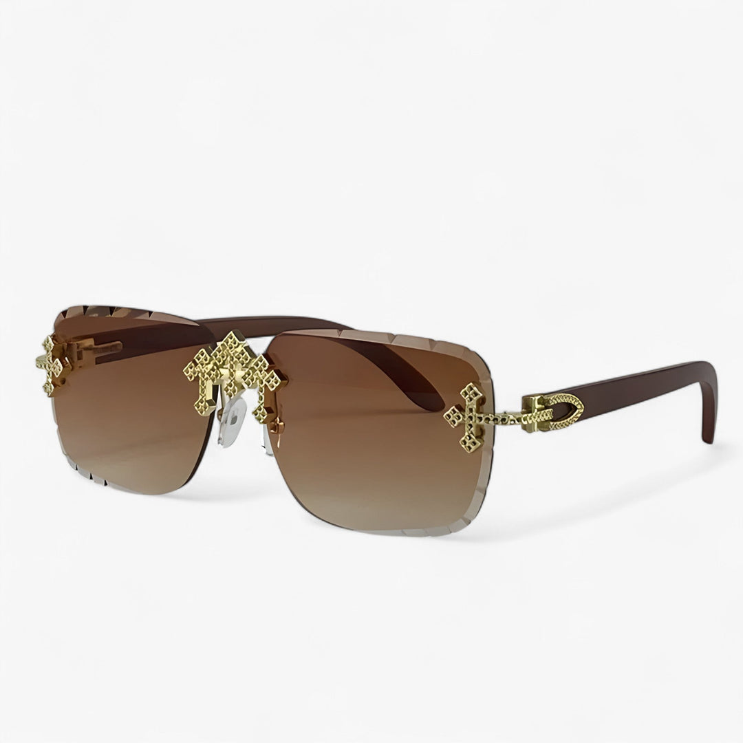 Ankie | Luxe Frameless Zonnebril met Details