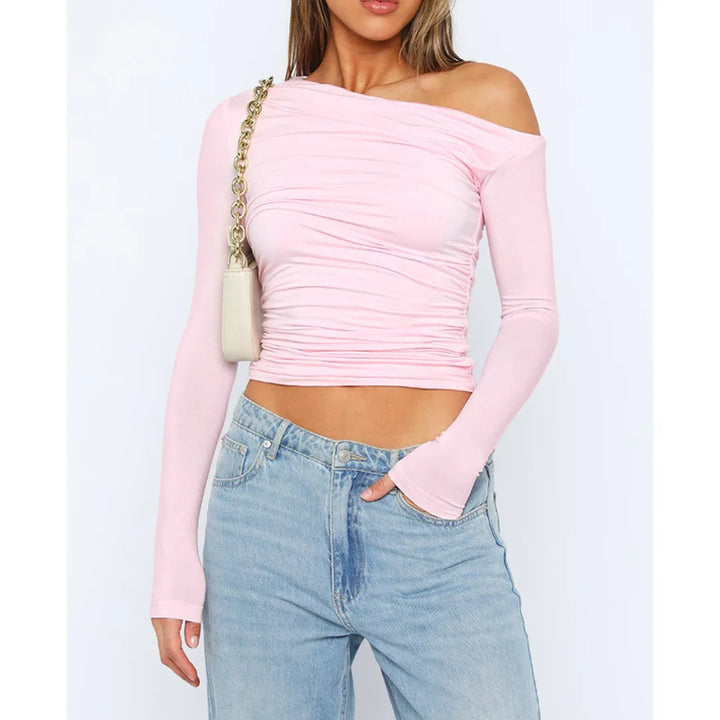 Filou | Off Shoulder Top met Lange Mouwen