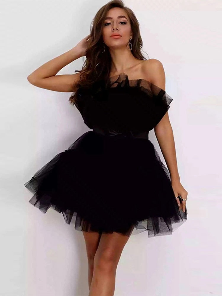 Luna | Tulle Party Jurk