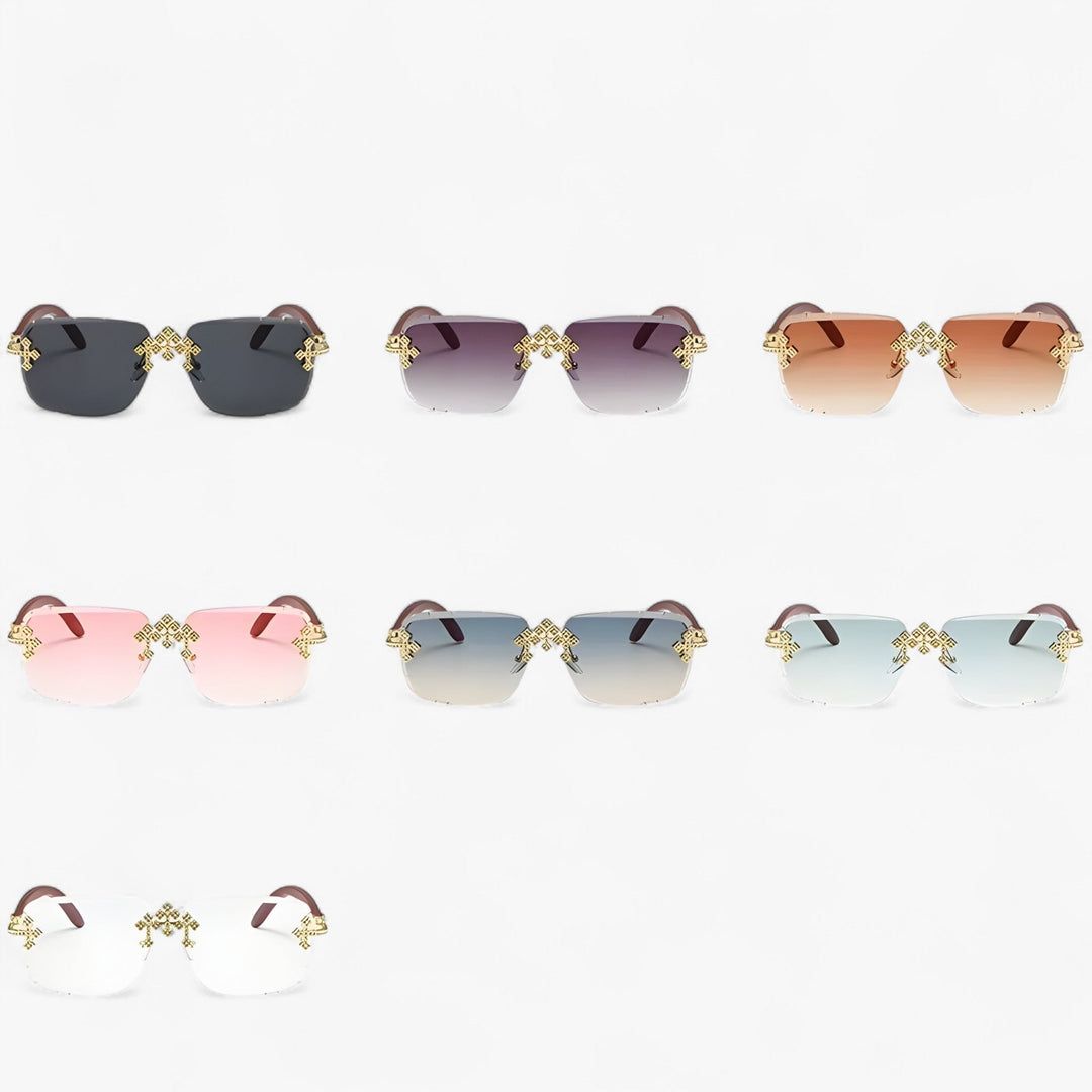Ankie | Luxe Frameless Zonnebril met Details
