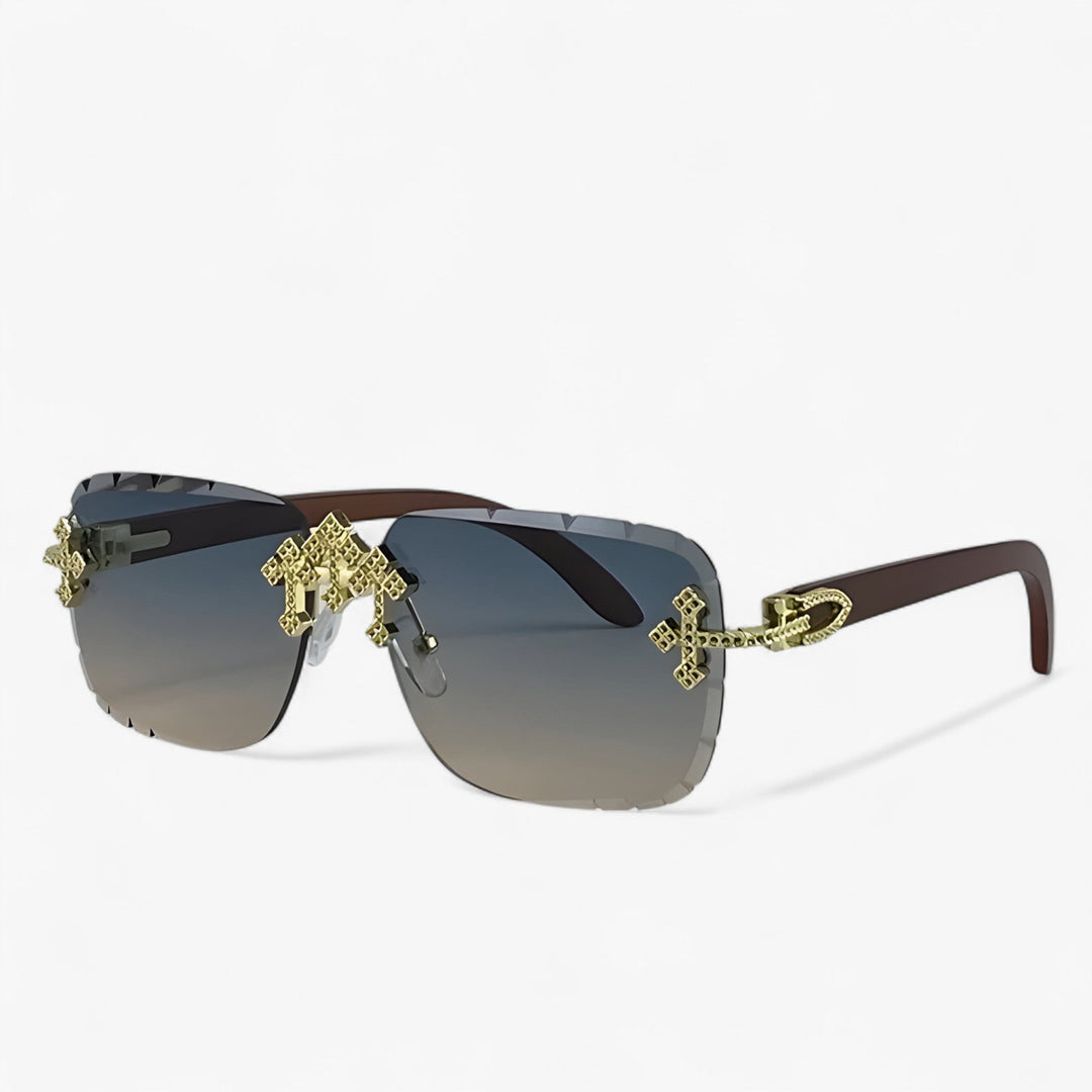 Ankie | Luxe Frameless Zonnebril met Details