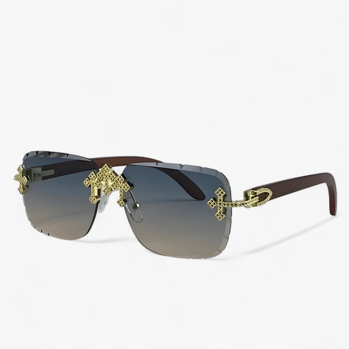 Ankie | Luxe Frameless Zonnebril met Details