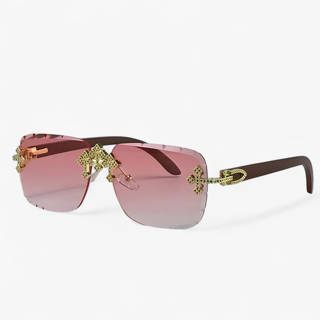 Ankie | Luxe Frameless Zonnebril met Details