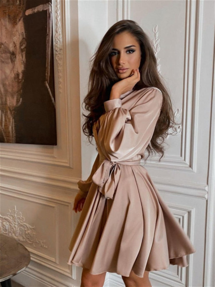 Sienna | Satin Wrap Jurk