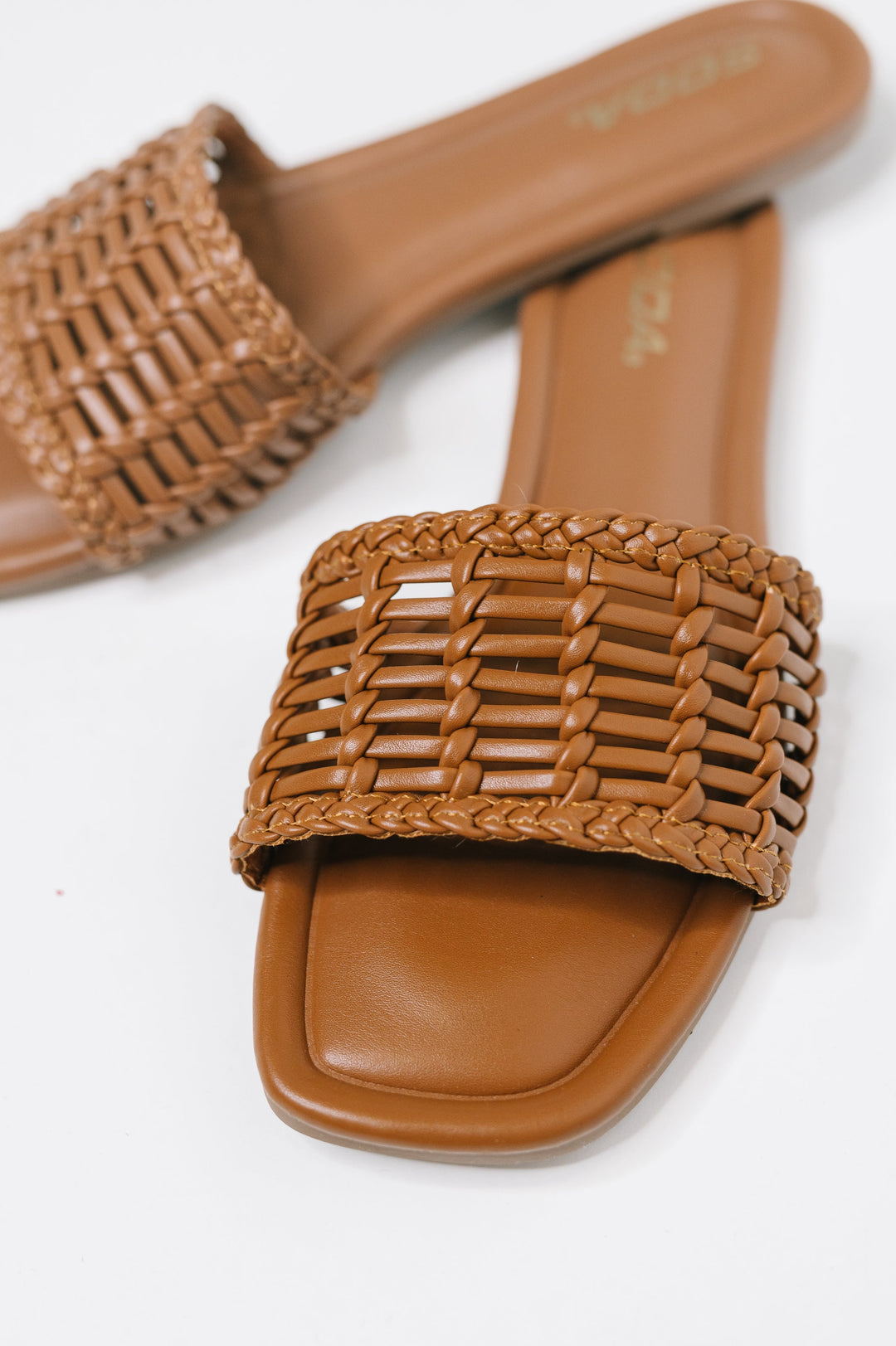 Geeske | Gevlochten Slipper Sandaal