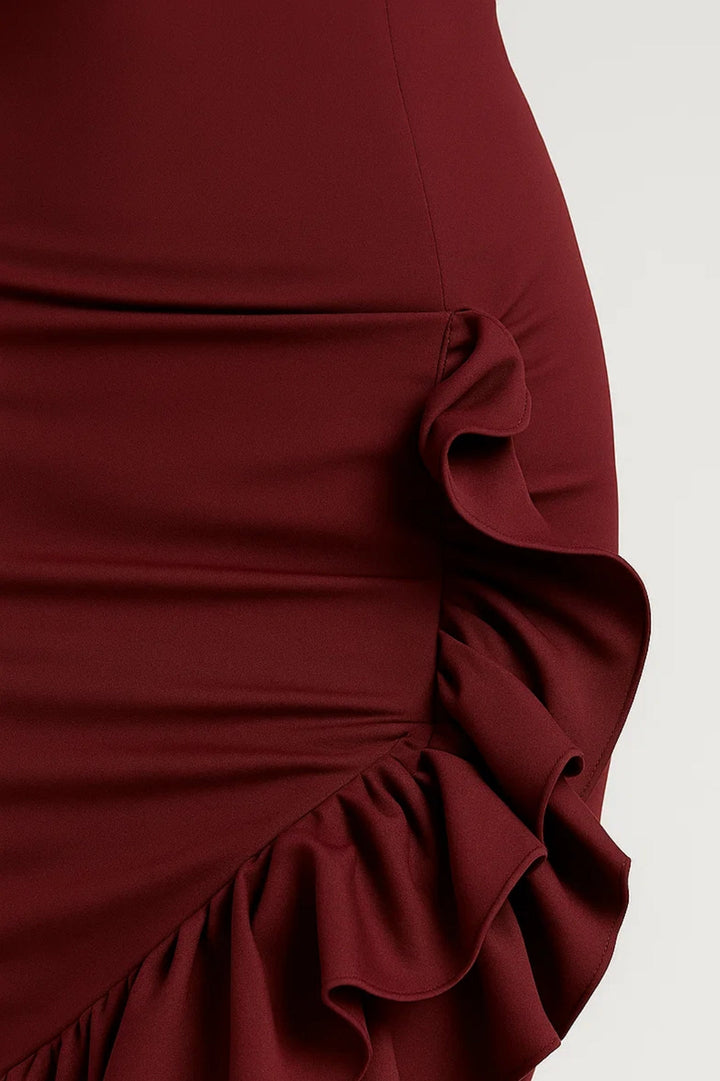 Isabella | Strapless Maxi Jurk met Ruffles