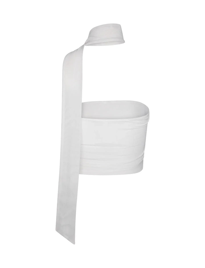 Febe | Strapless Top met Choker Detail