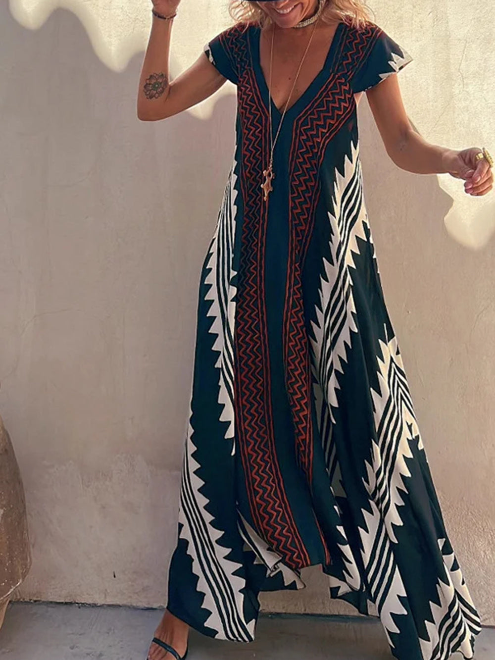 Elena | Bohemian Maxi Jurk