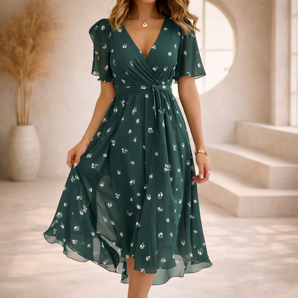 Esmee | Zwierige lentejurk