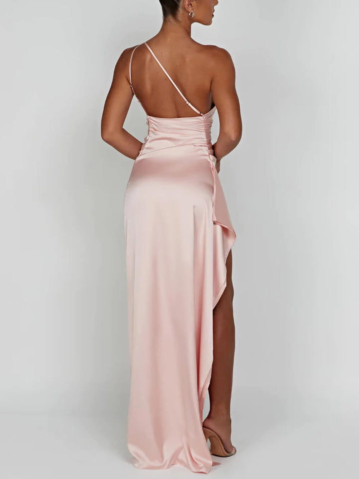 Aurelia | One Shoulder Maxi Jurk met Split