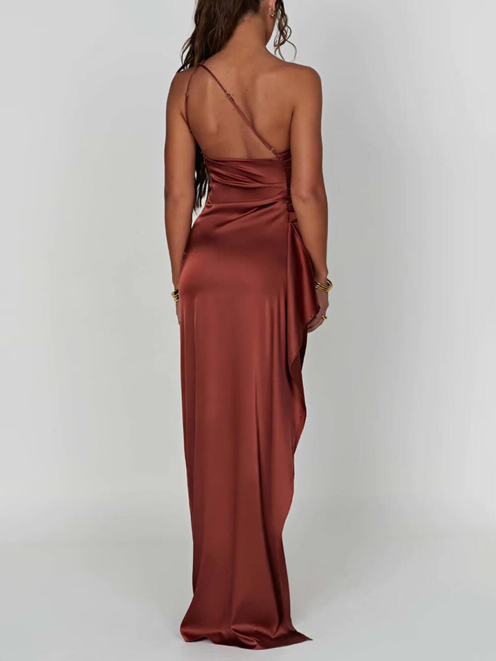 Aurelia | One Shoulder Maxi Jurk met Split