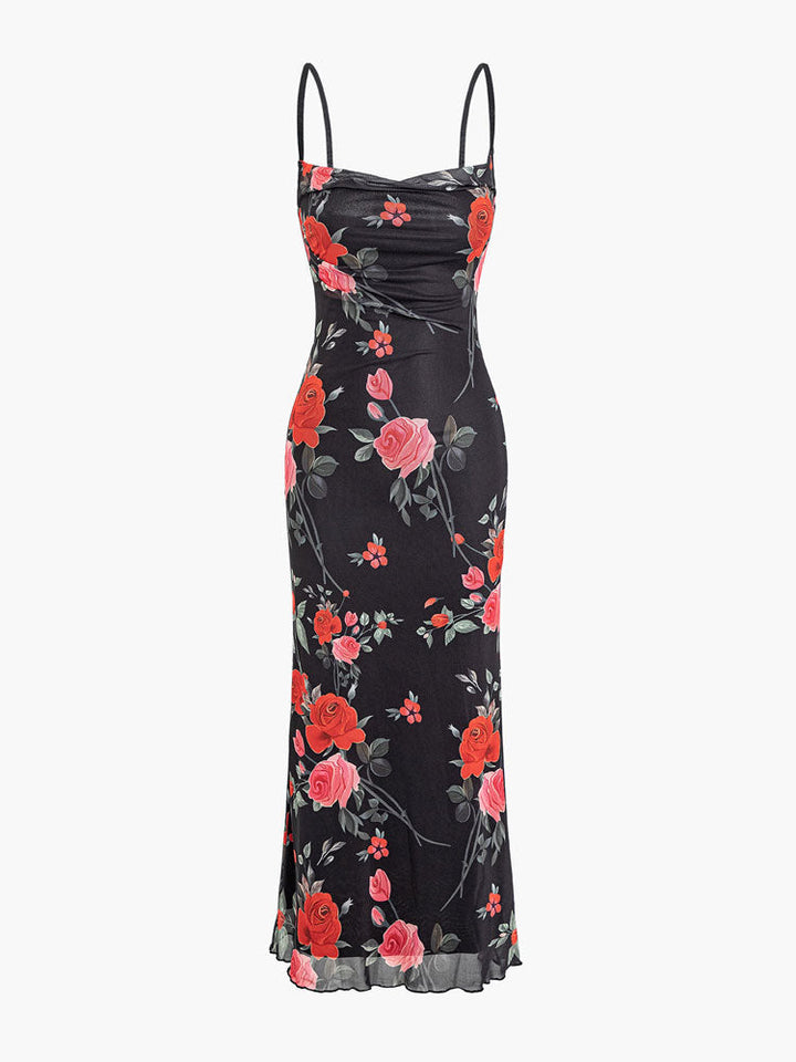 Aurora | Maxi Jurk met Romantische Bloemenprint