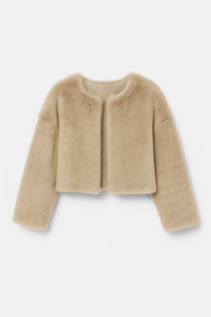 Luna | Faux Fur Cropped Jacket