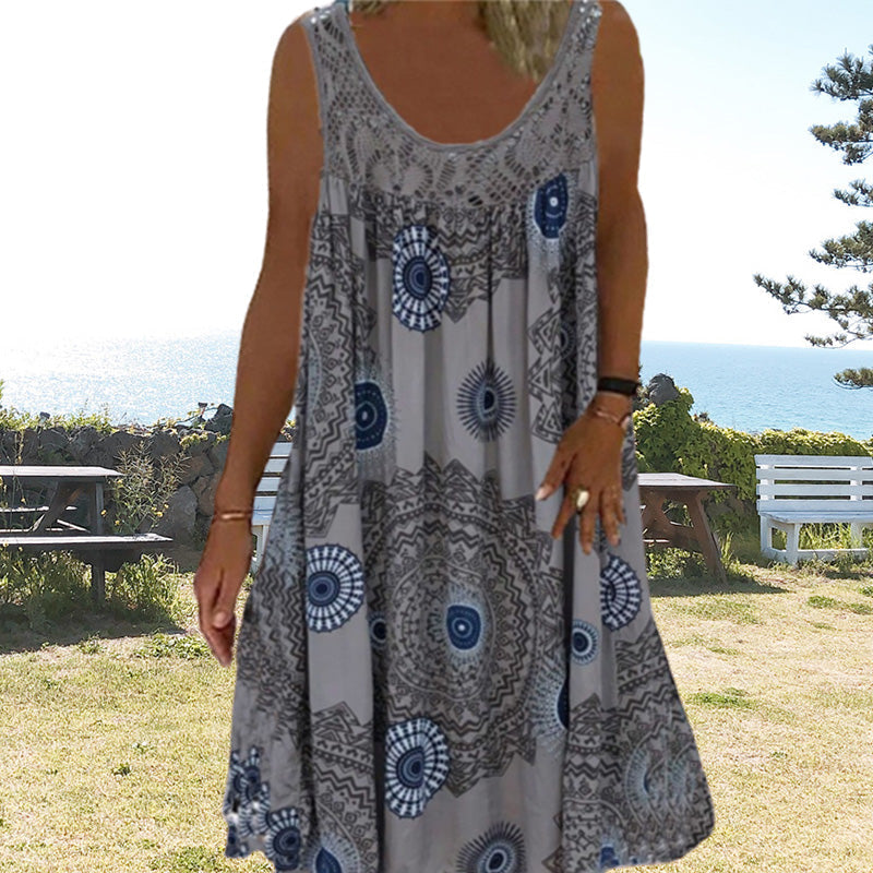 Maya | Bohemian Zomerjurk met Print