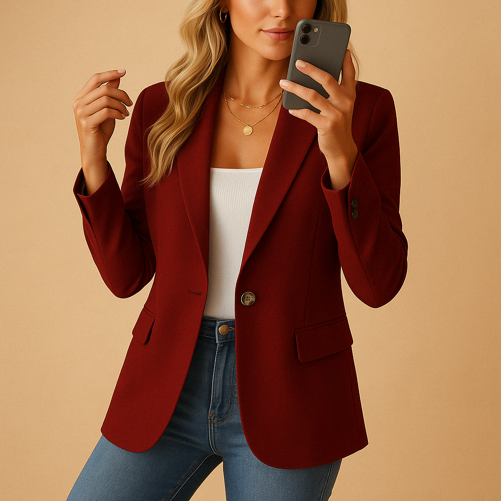 Maud | Elegante Blazer met Getailleerde Pasvorm